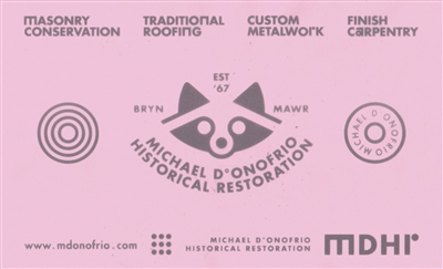 Michael D'Onofrio Historical Restoration (MDHR) 